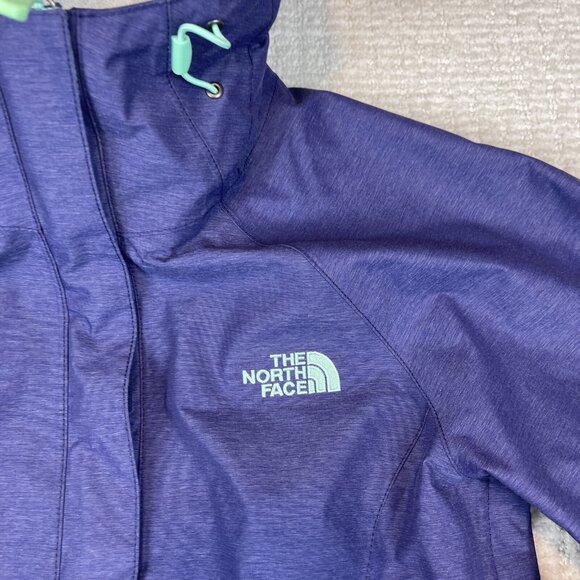 The North Face Jacket Womens Hyvent 2.5L Rain Jacket Zip Coat Purple XS - Picture 6 of 16